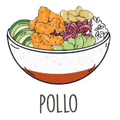 Poke con Pollo